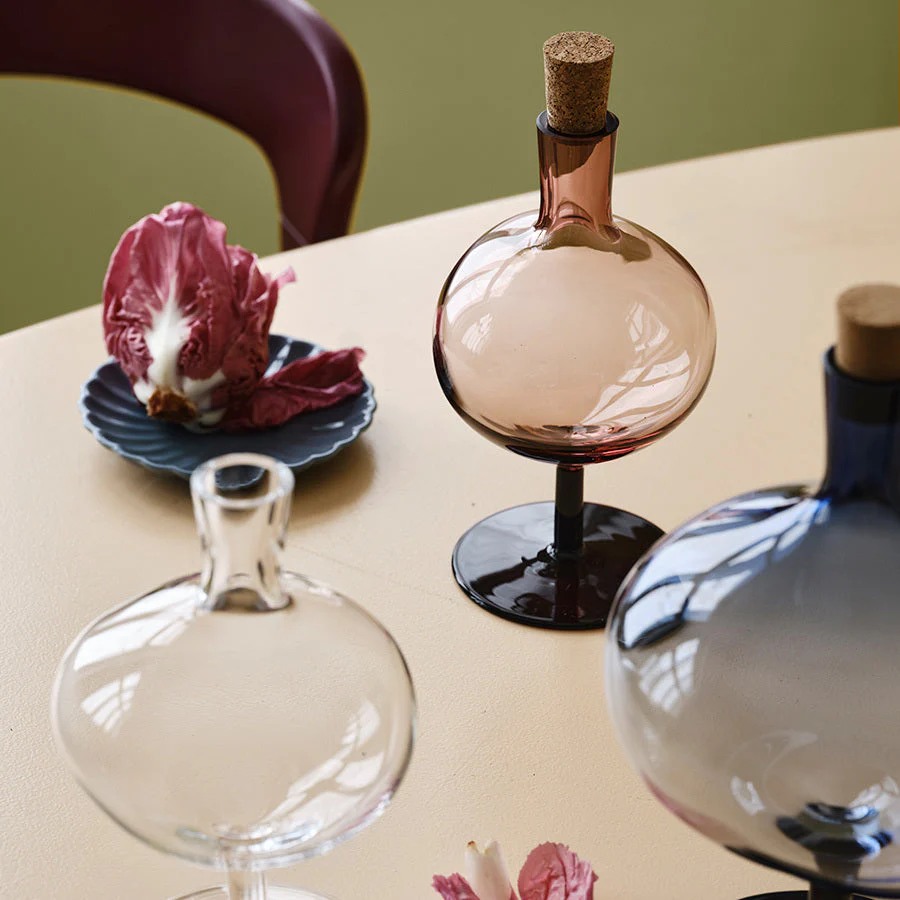 Kosta Boda Bod Bottle Burgundy Medium - Image 4