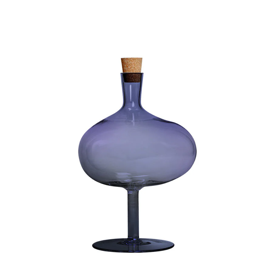 Kosta Boda Bod Bottle Midnight Blue Large - Image 2