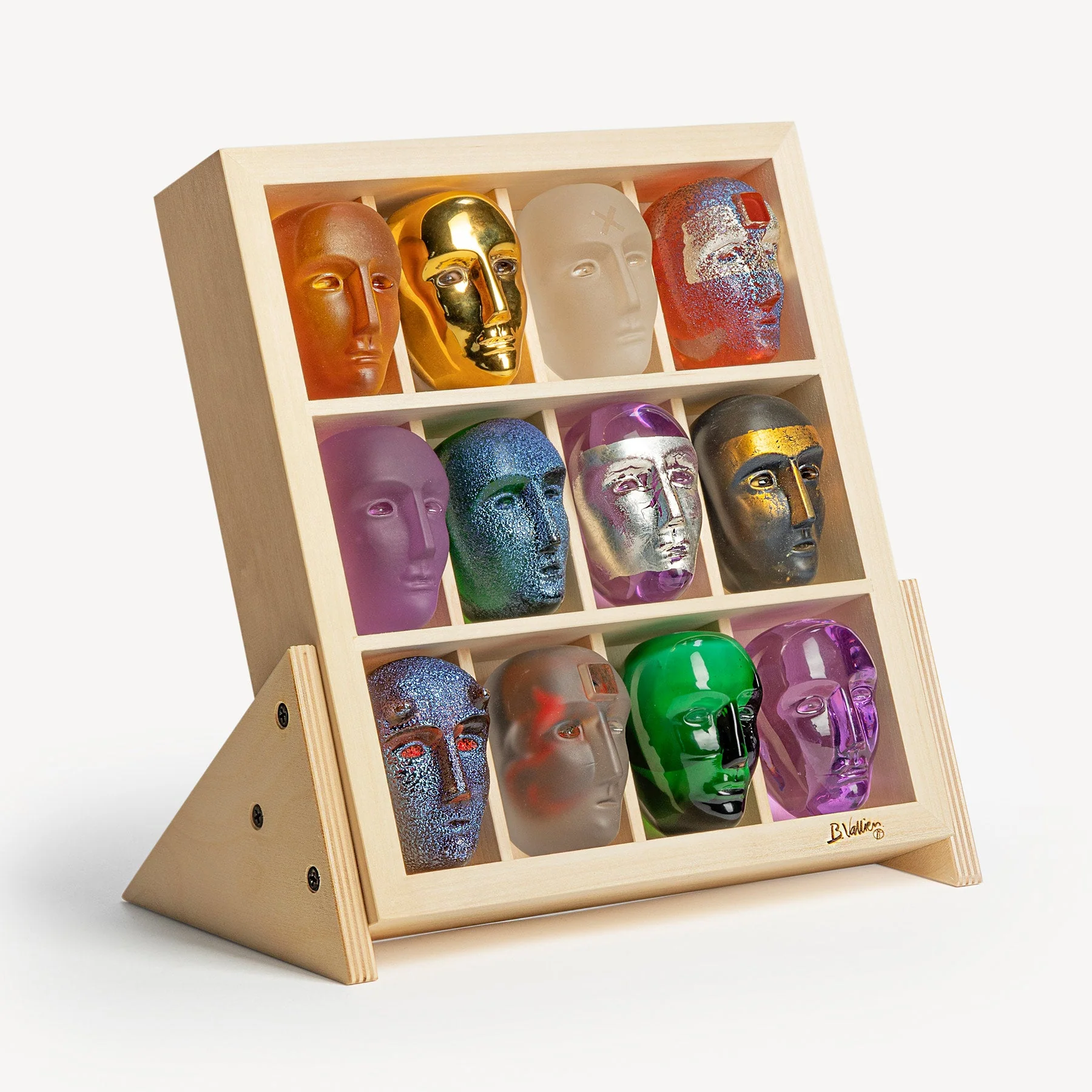 Kosta Boda Brains Stand incl. 12 Brains