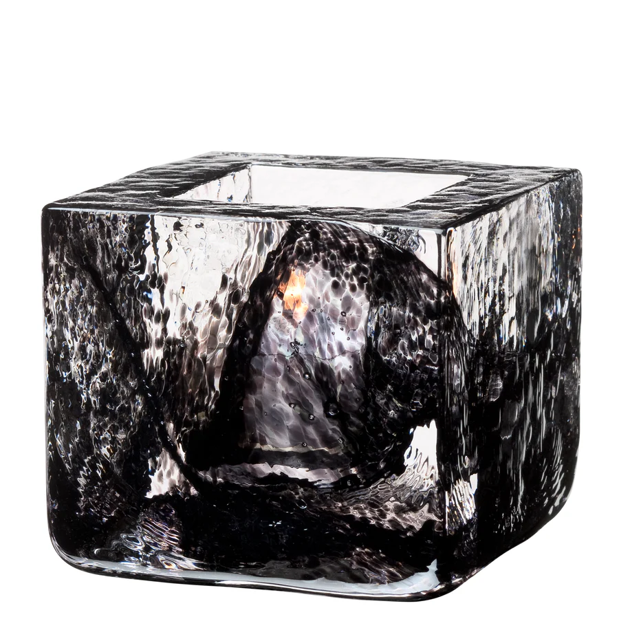 Kosta Boda Brick Black Votive - Image 2