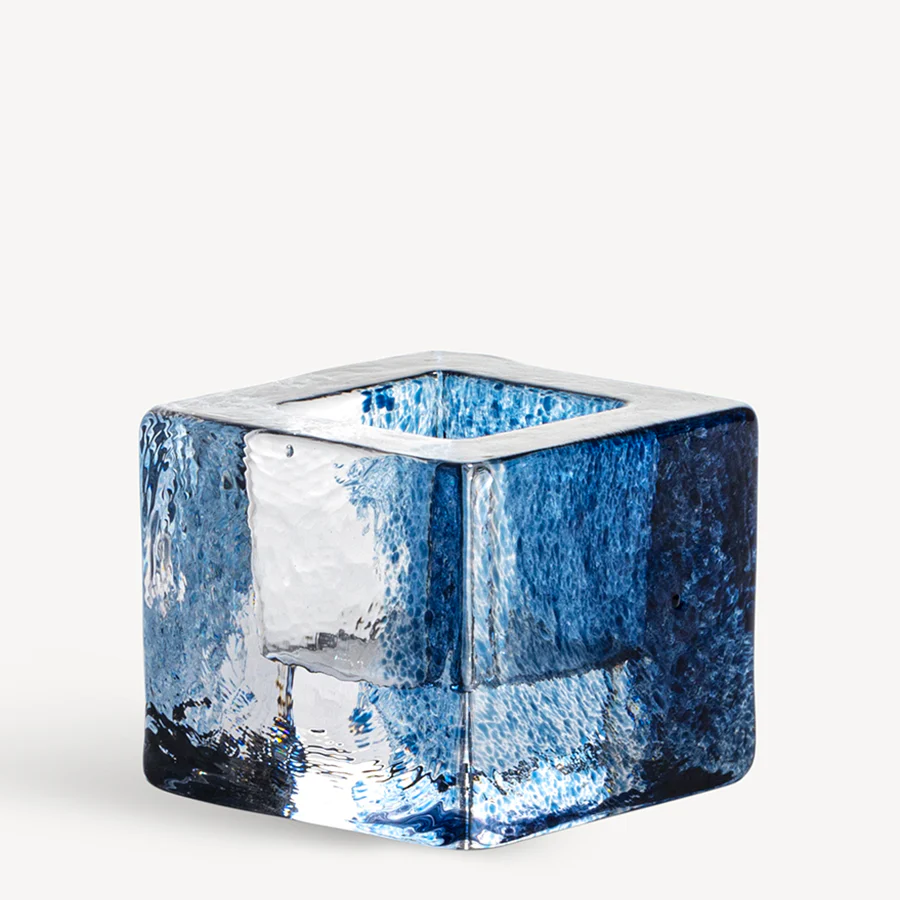 Kosta Boda Brick Blue Votive
