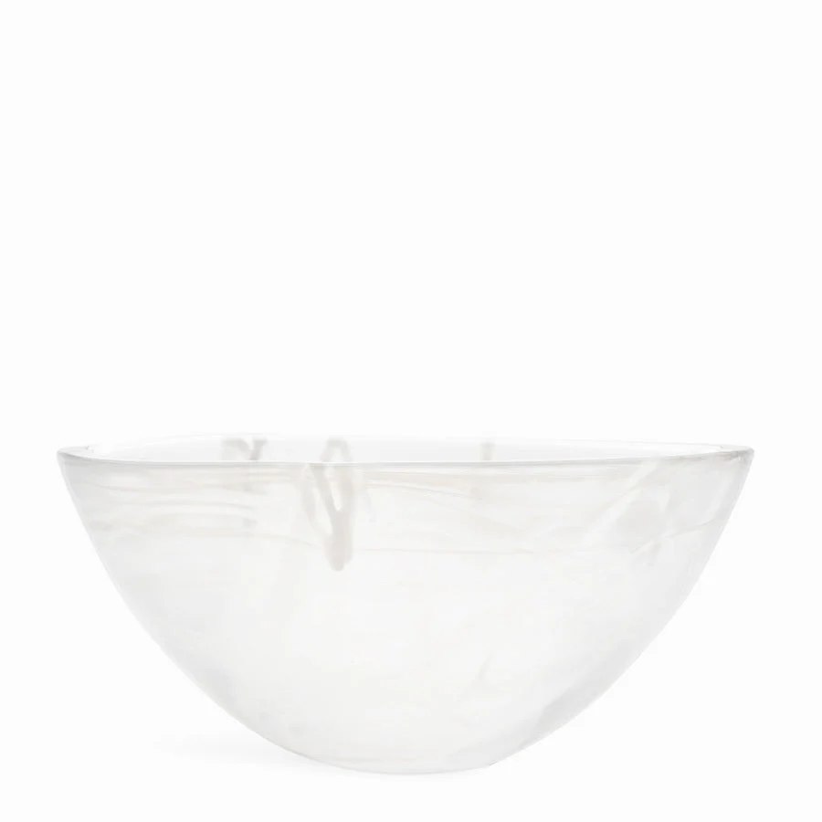 Kosta Boda Contrast Bowl White/White Large - Image 2