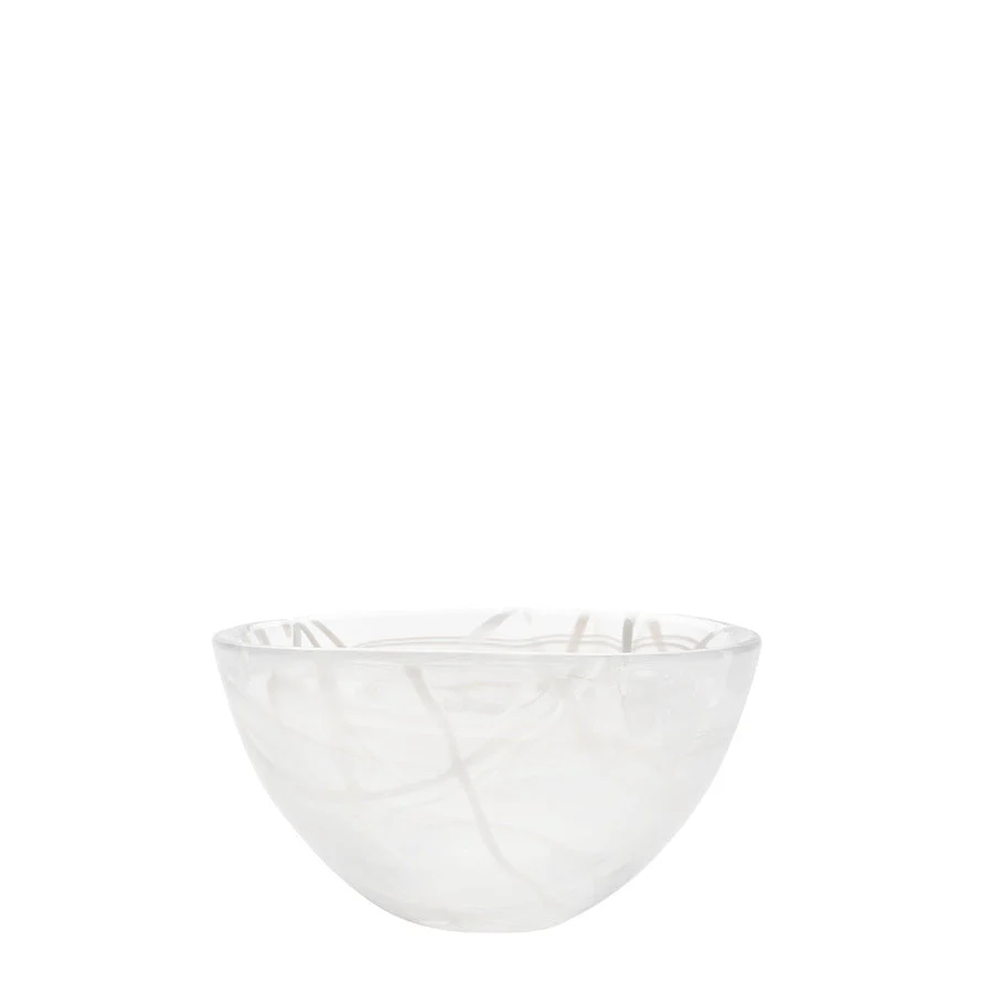 Kosta Boda Contrast Bowl White/White Small - Image 2