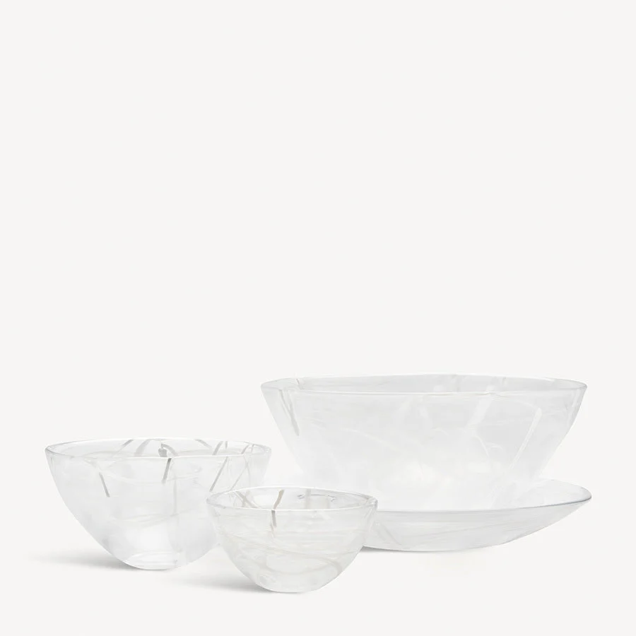 Kosta Boda Contrast Bowl White/White Small - Image 5