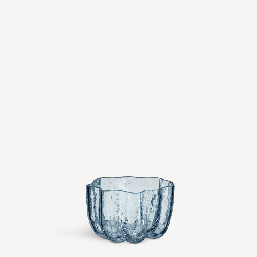 Kosta Boda Crackle Bowl/Votive Circular