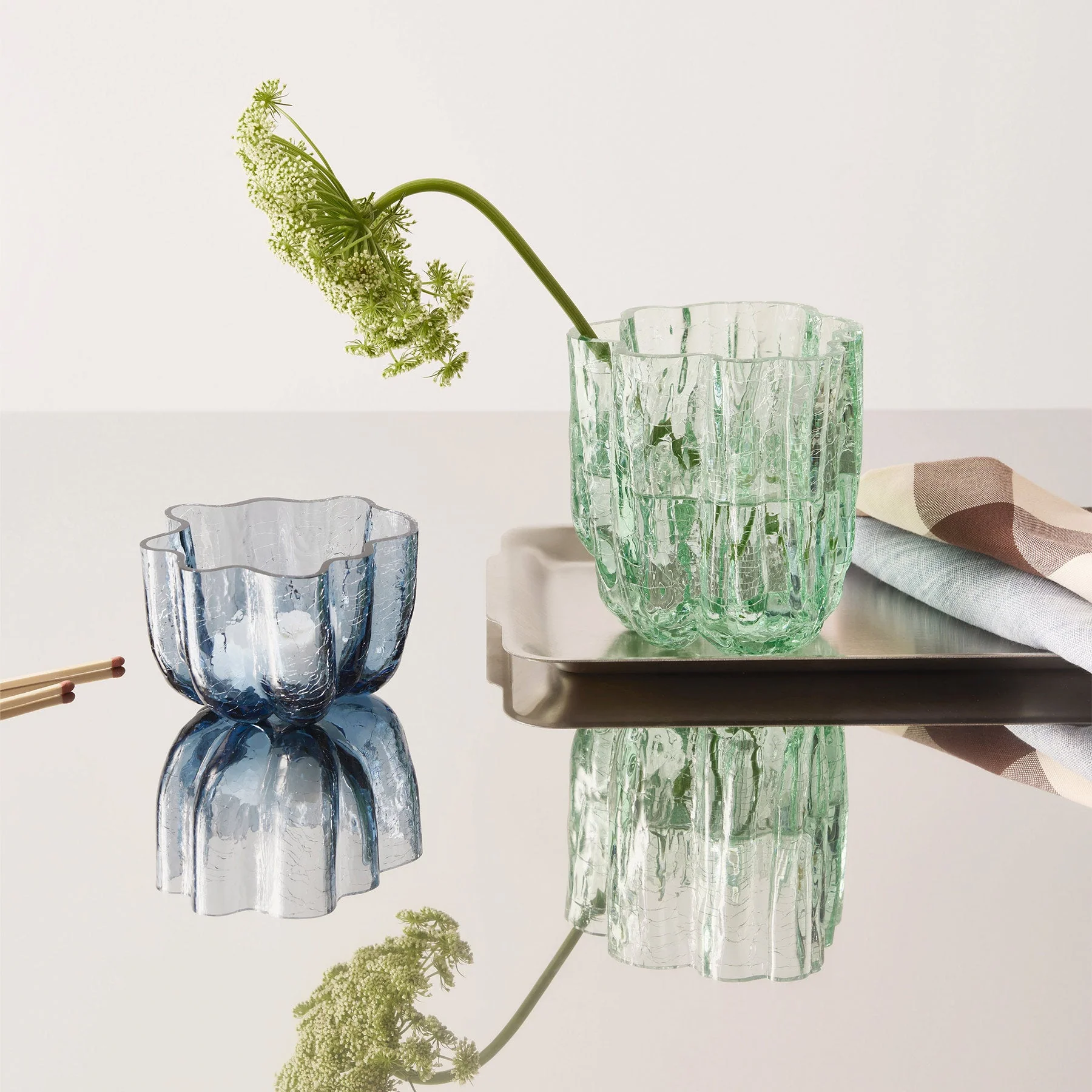 Kosta Boda Crackle Bowl/Votive Circular - Image 3