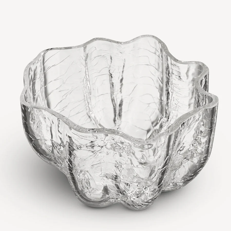 Kosta Boda Crackle Bowl/Votive Clear - Image 6