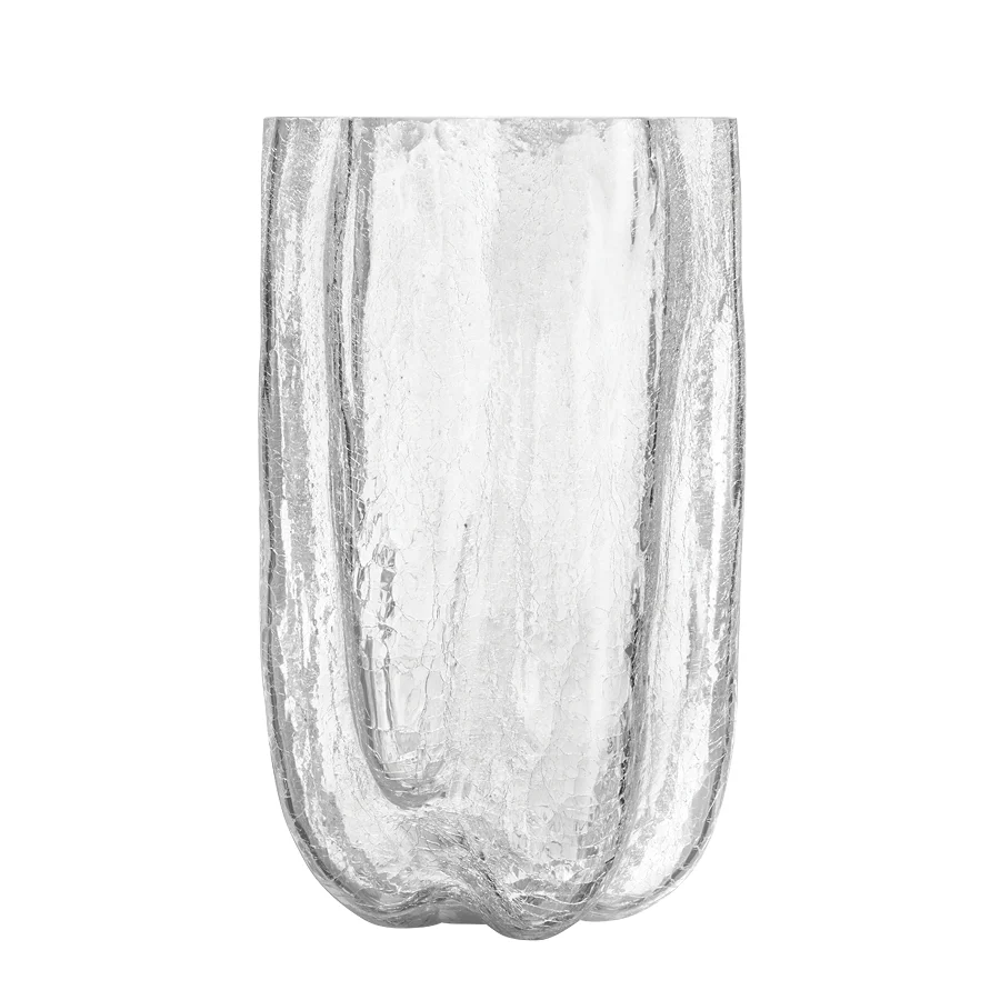 Kosta Boda Crackle Clear Vase XL - Image 2