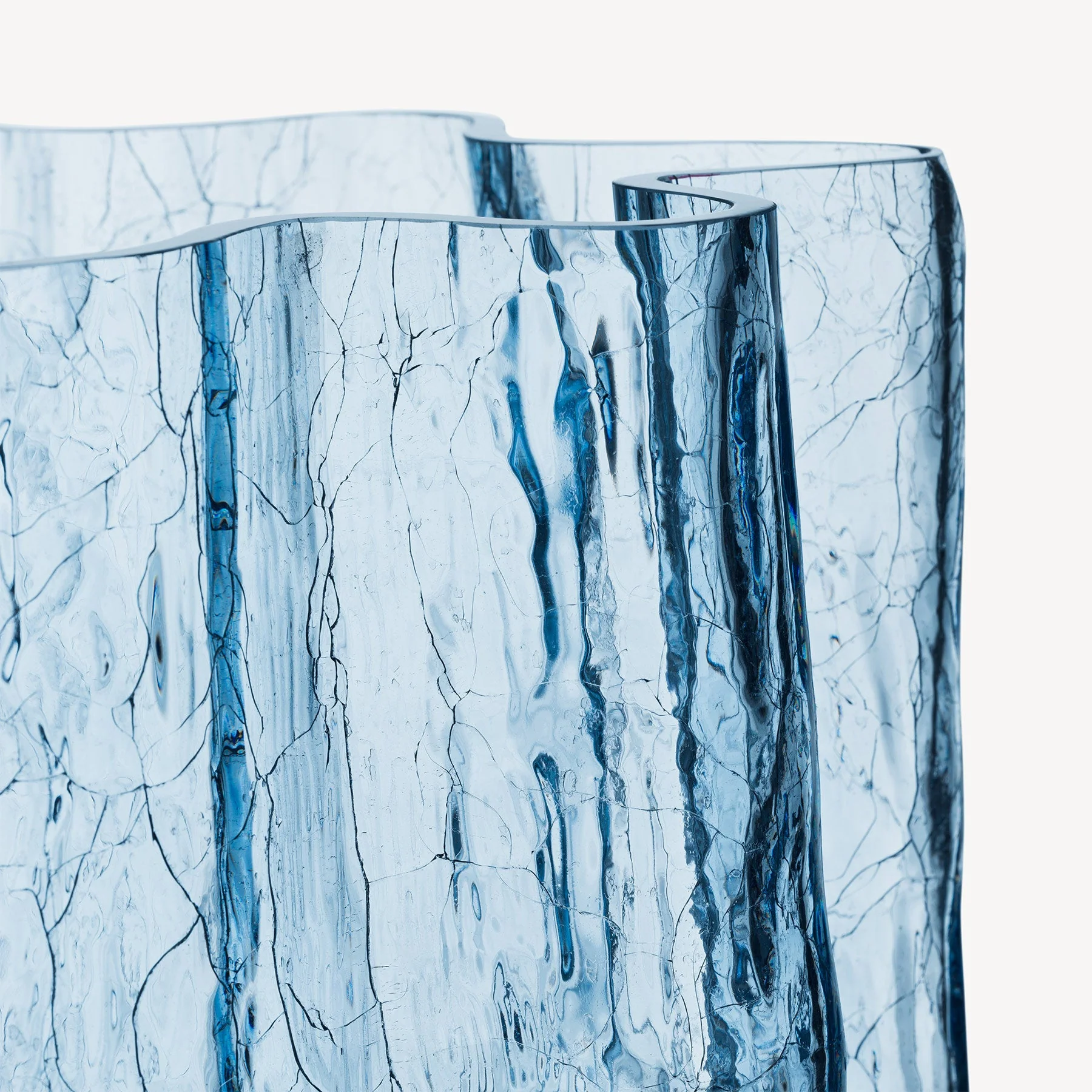 Kosta Boda Crackle Vase Circular XL - Image 4