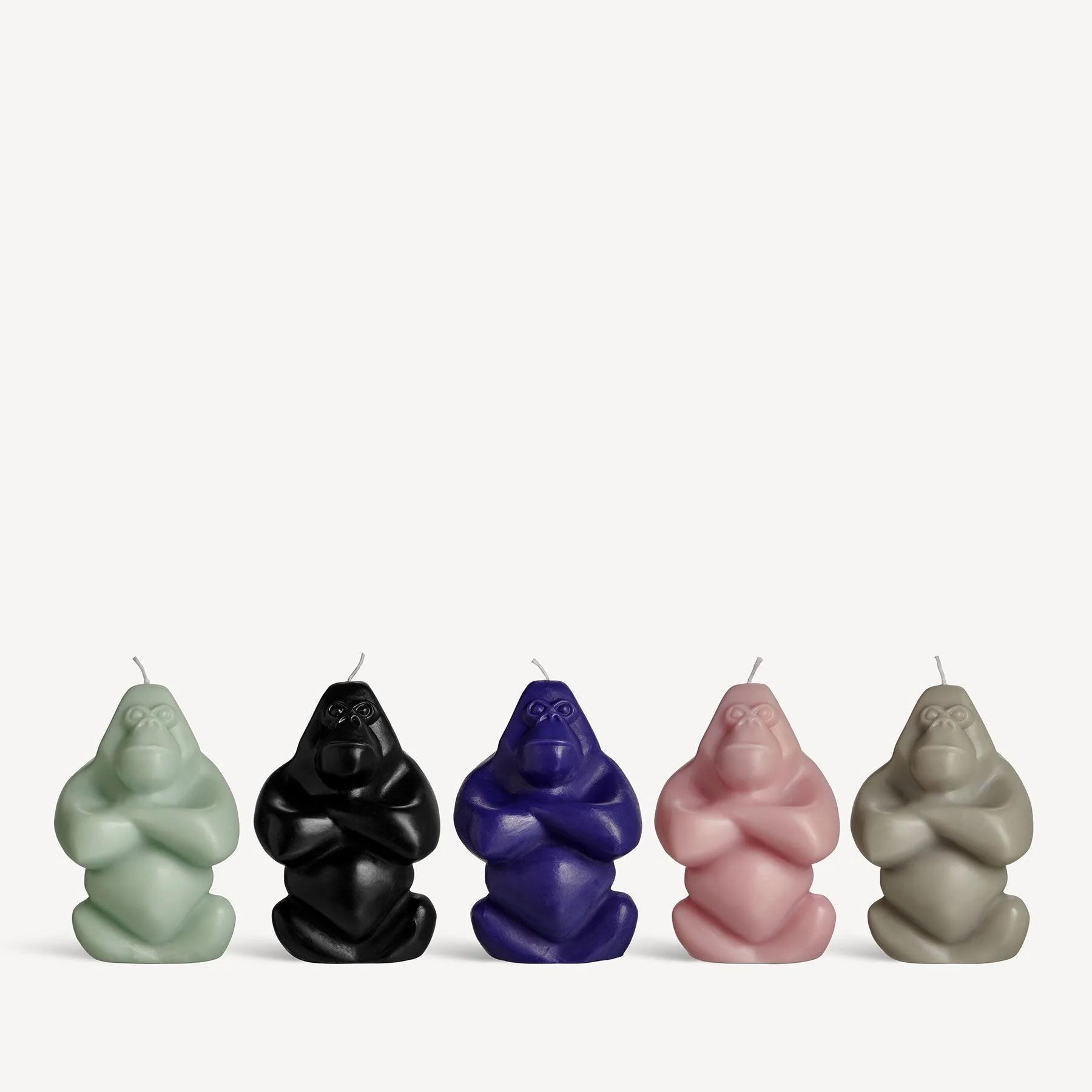 Kosta Boda Gabba Gabba Candle Multicolor Set of 5