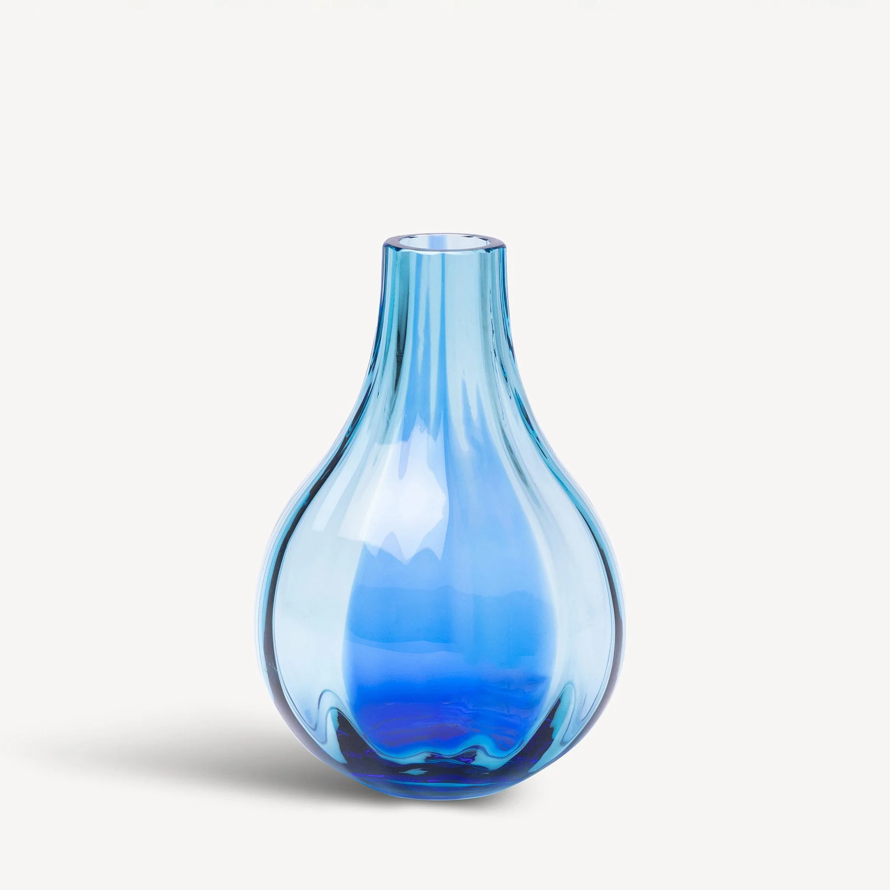 Kosta Boda Iris Vase Blue - Image 2