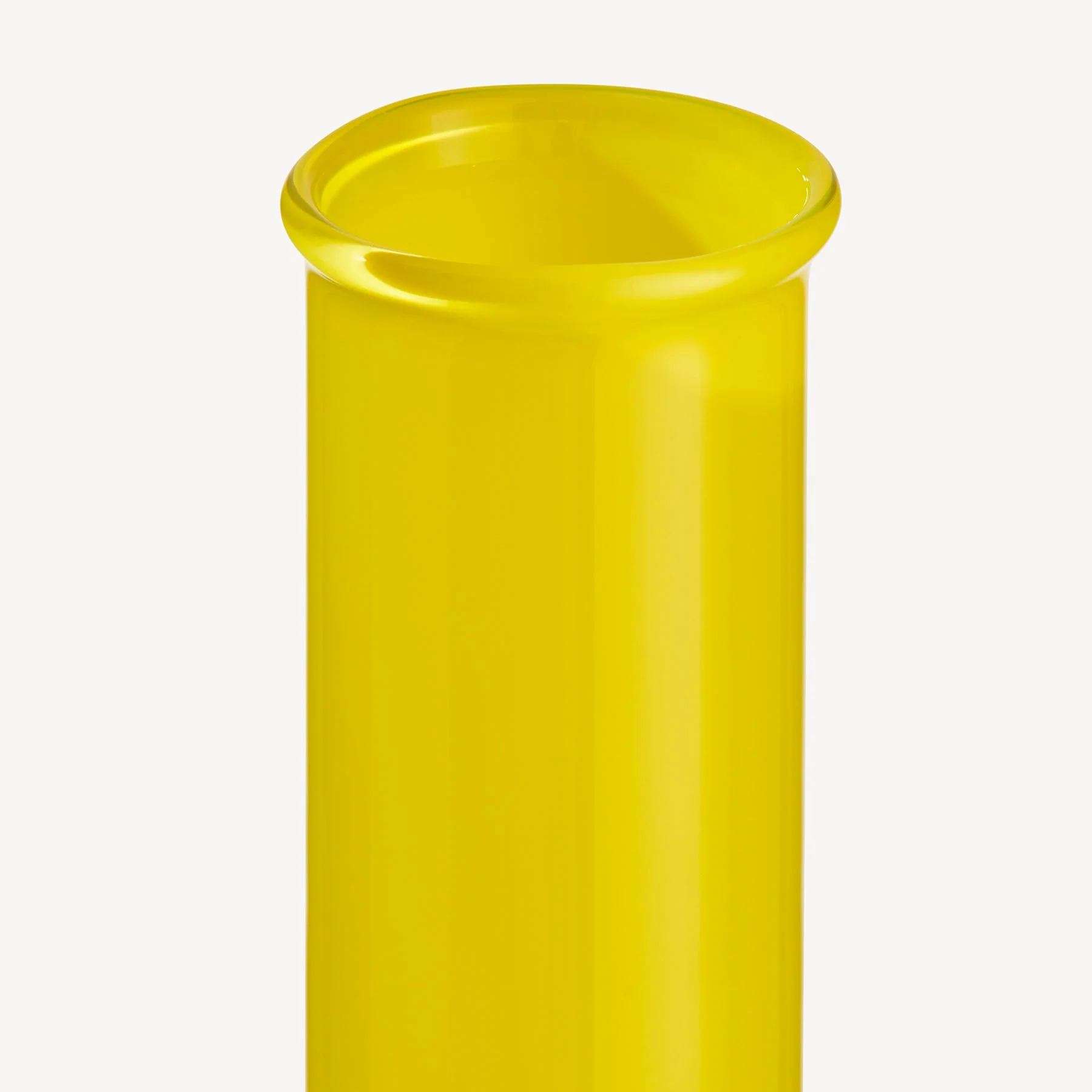 Kosta Boda Lab Round Flask Vase Yellow - Image 5