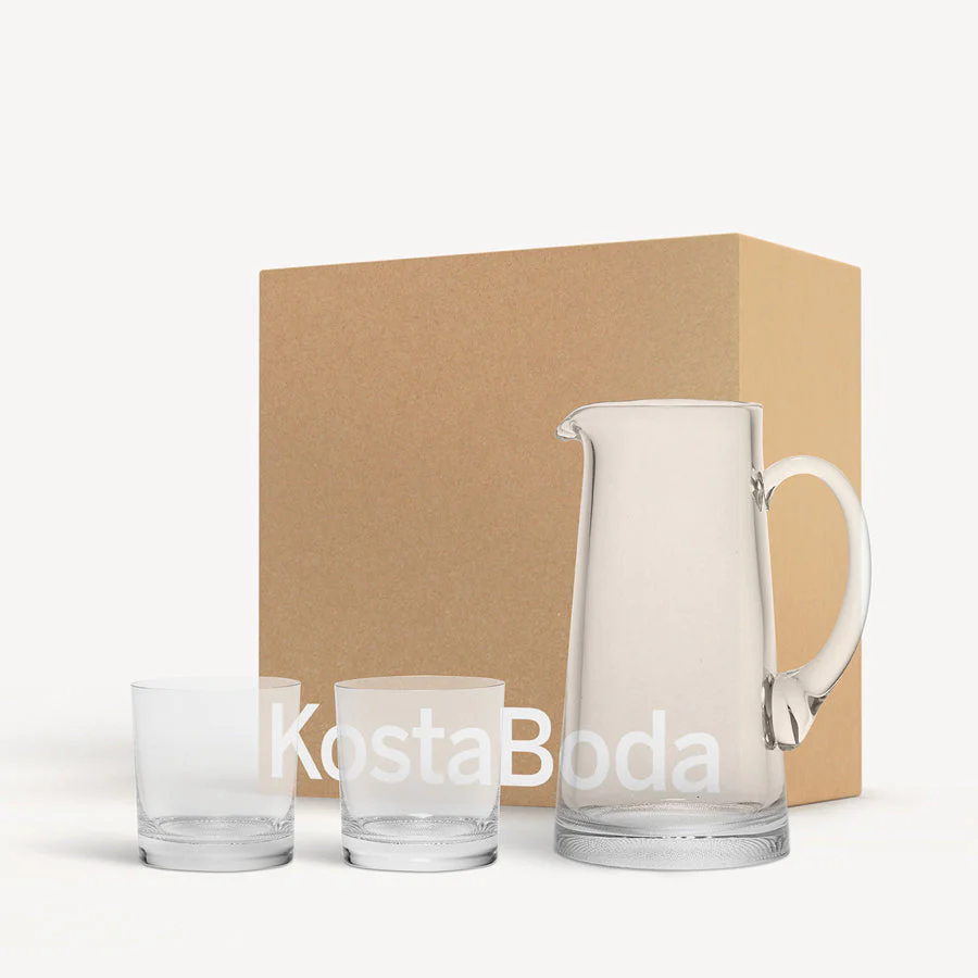 Kosta Boda Limelight Gift Set Pitcher & 2 DOF - Image 3