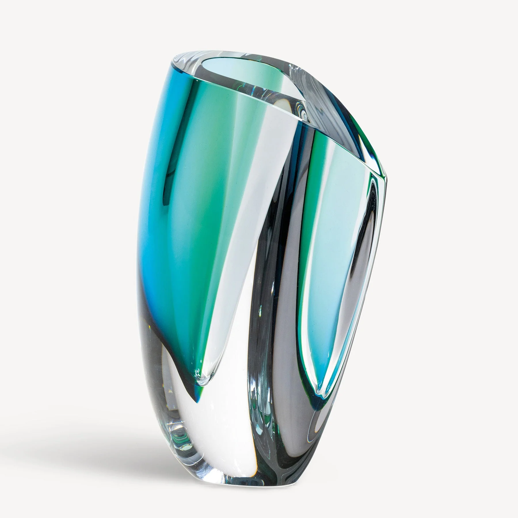 Kosta Boda Mirage Blue/Green Vase XL - Image 2