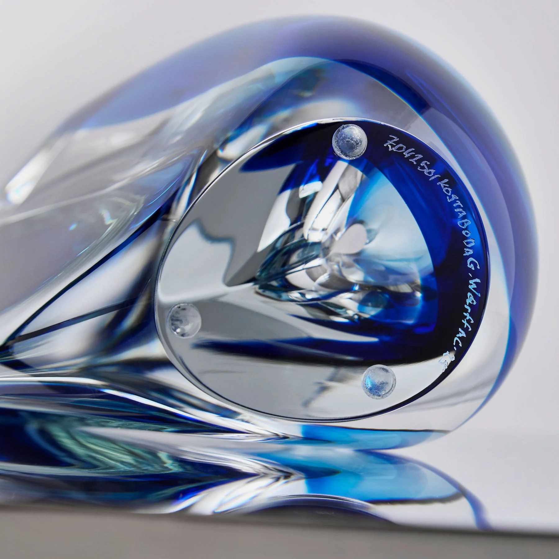 Kosta Boda Mirage Vase Blue/Blue XL - Image 7