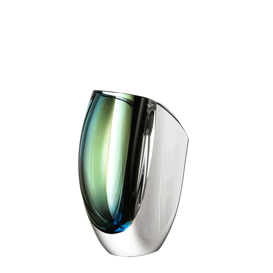 Kosta Boda Mirage Vase Medium Forest Green/Blue