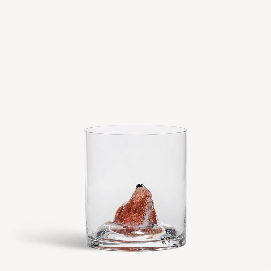 Kosta Boda New Friends Tumbler Fox