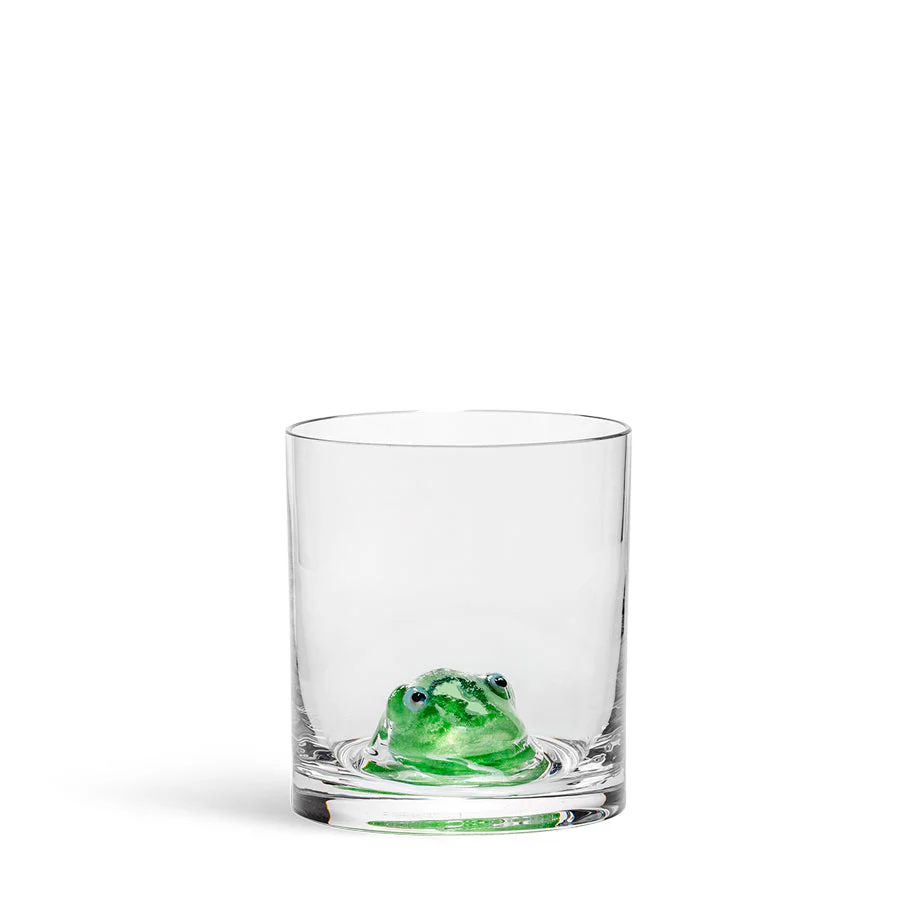 Kosta Boda New Friends Tumbler Frog - Image 2
