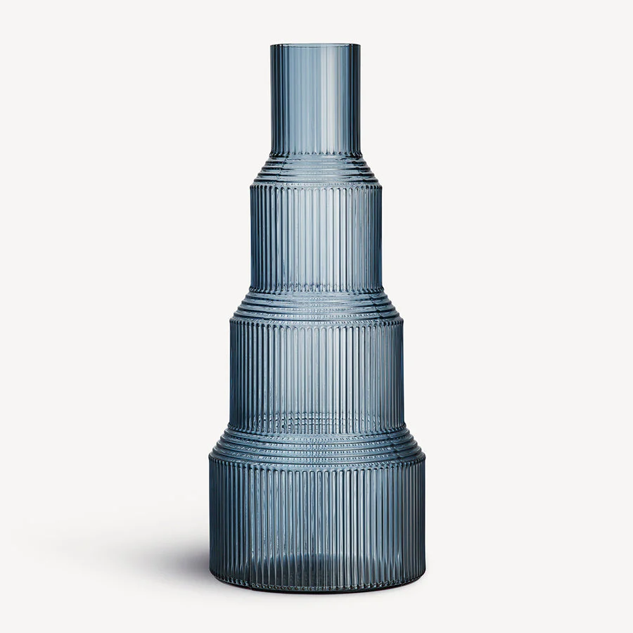 Kosta Boda Pavilion Vase Blue XL