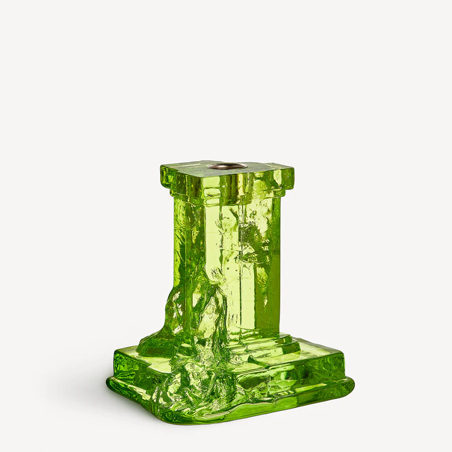 Kosta Boda Rocky Baroque Candlestick Kryptonite Medium