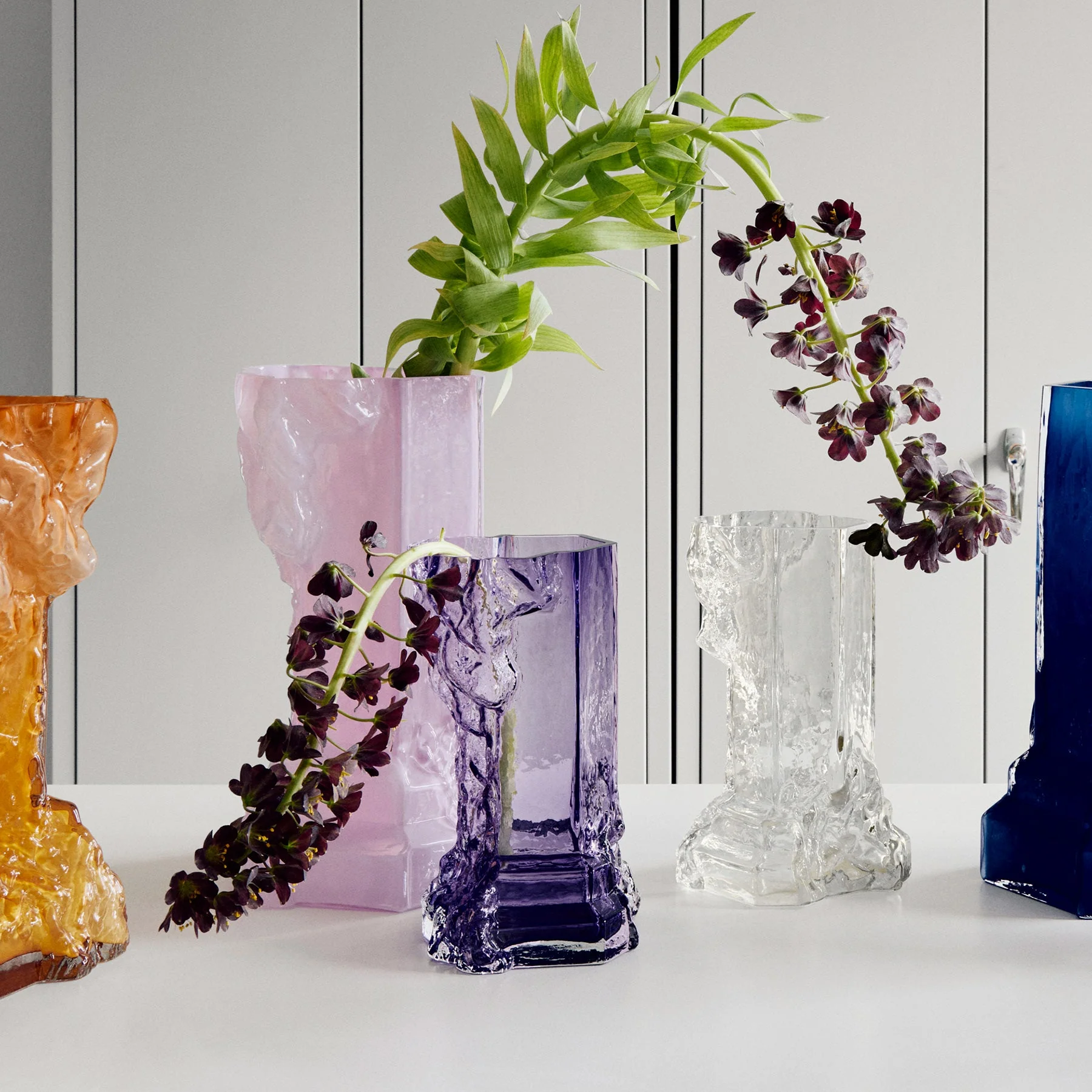 Kosta Boda Rocky Baroque Vase Violet Small - Image 3