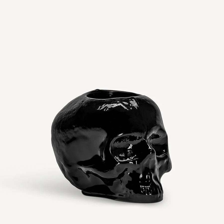 Kosta Boda Still Life Votive Black