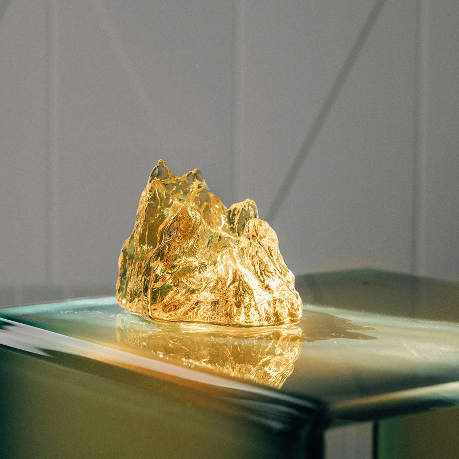 Kosta Boda The Rock Votive Yellow - Image 5