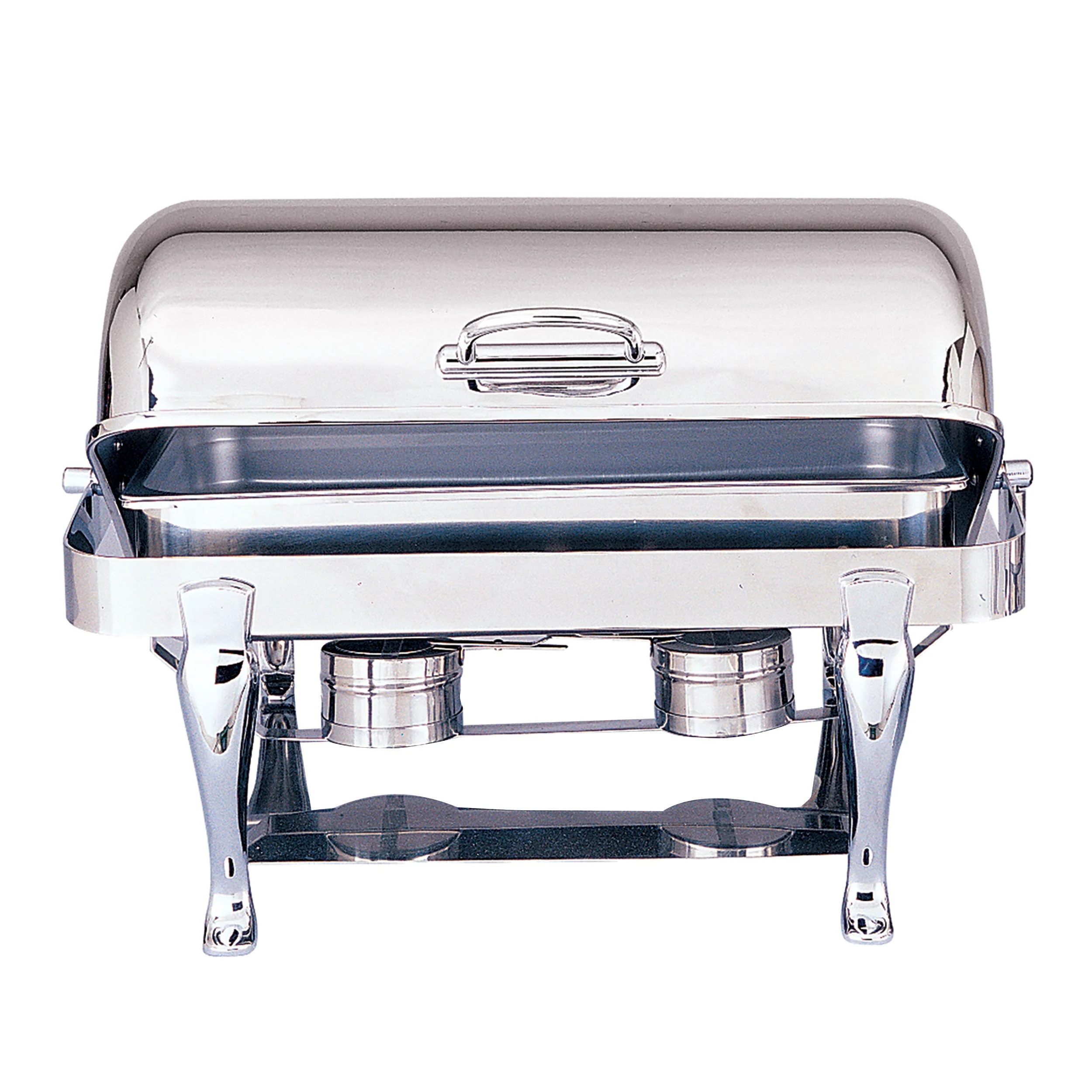 8 Qt. Rect. Roll-Top Chafer, SS