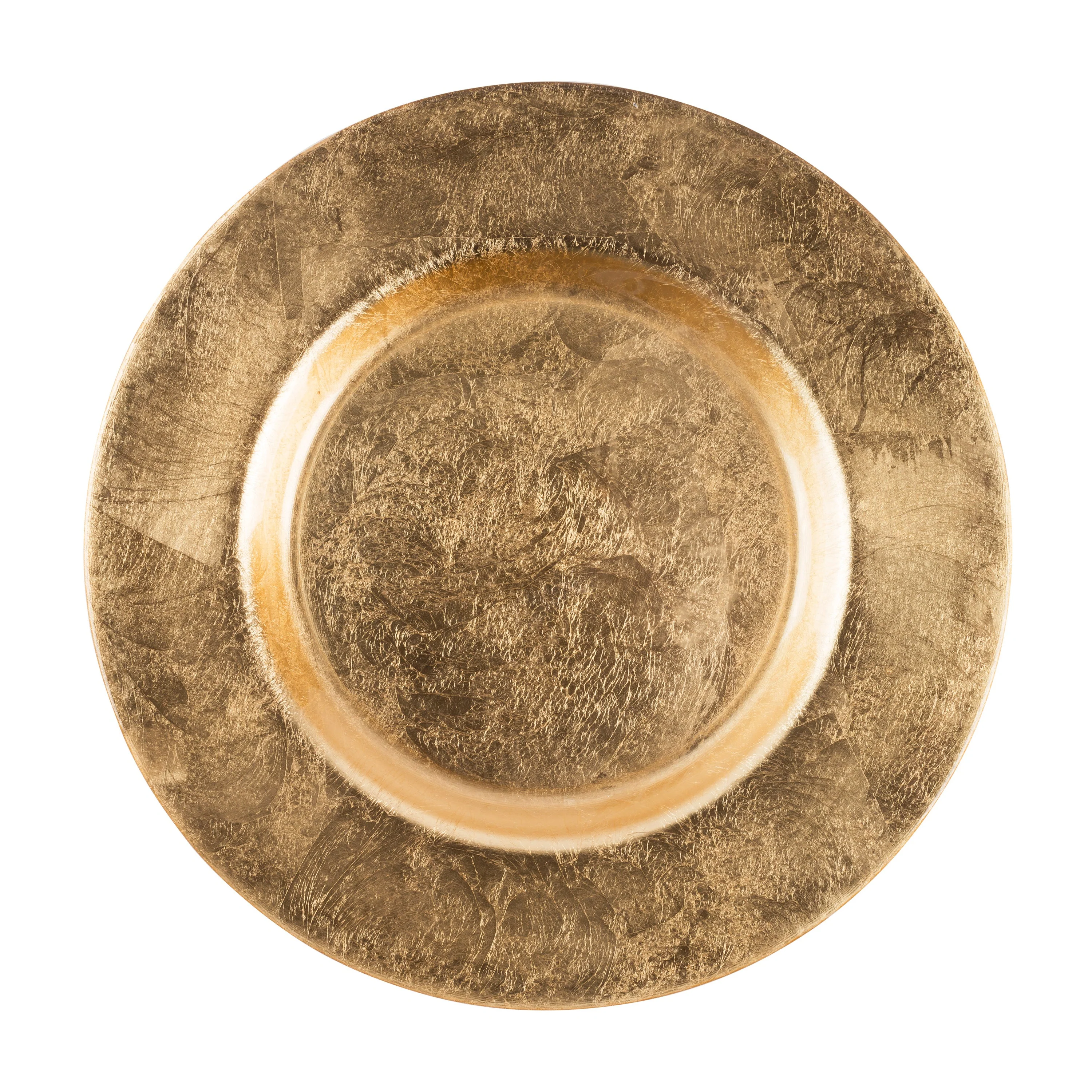 Atlas Gold Chargers, Set of 4, 13" Dia