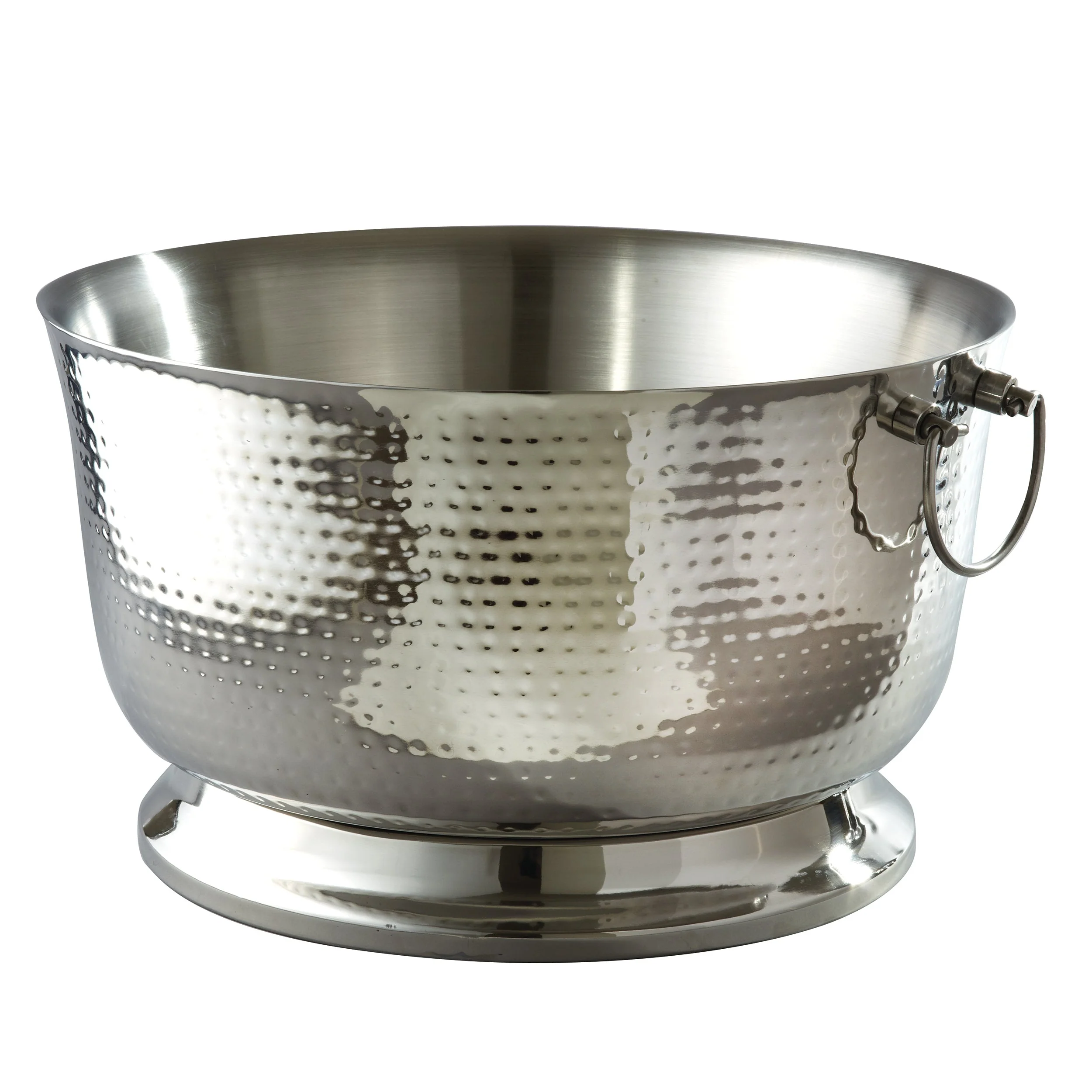 Hammered Round Doublewall Party Tub, 19"Dia
