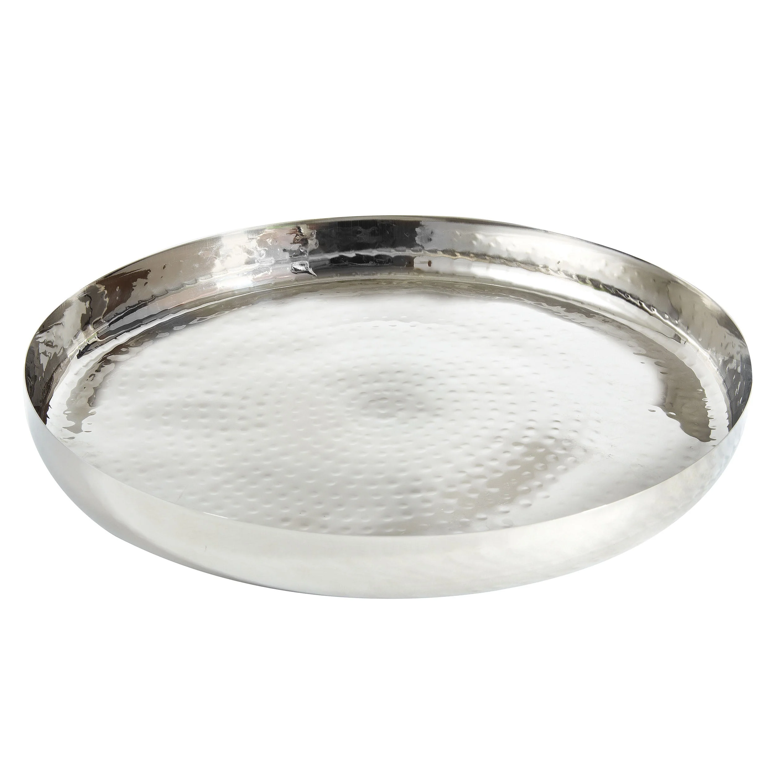 Hammered Round Tray, 16"