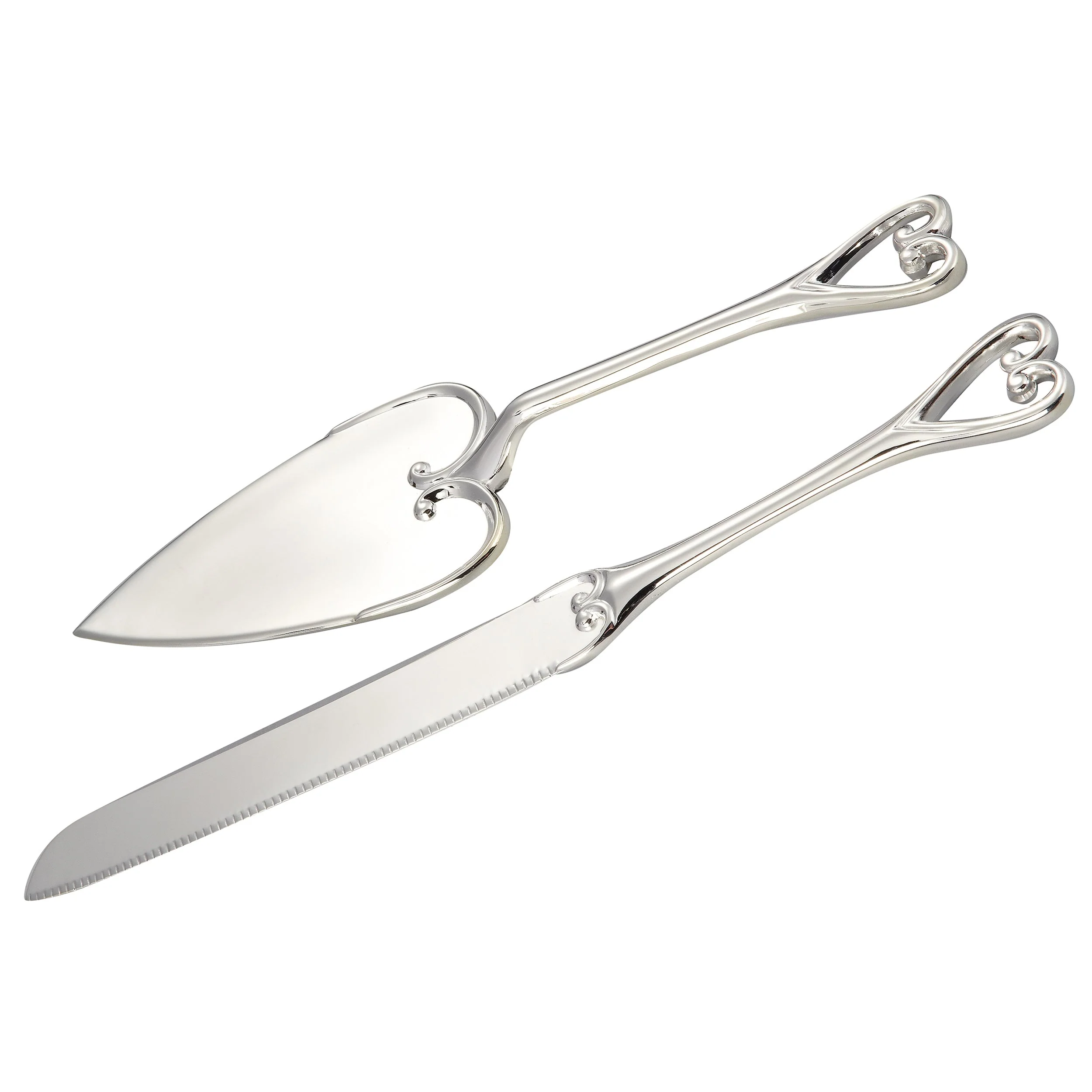 Heart Cake & Knife Set, 12" L