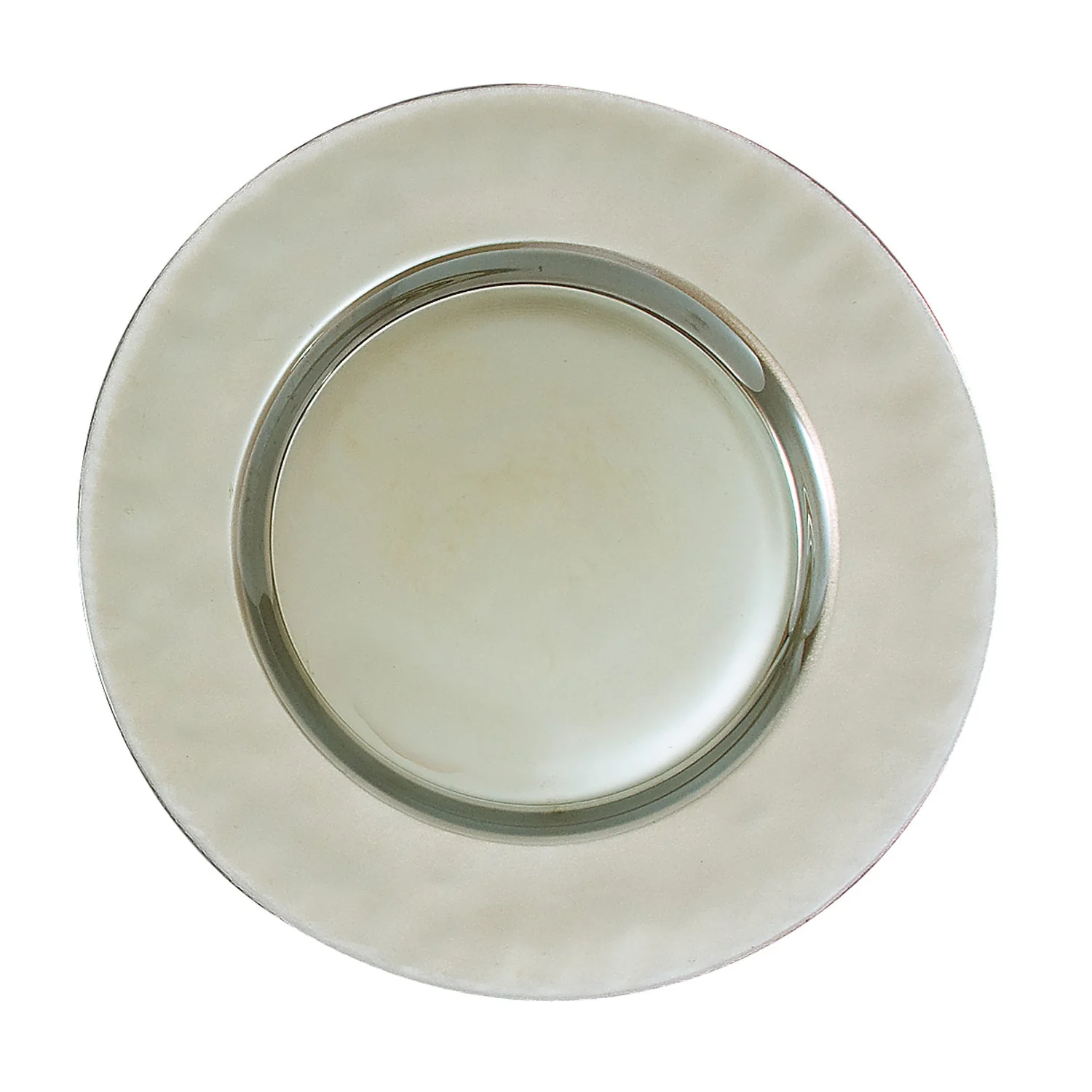 Luster Platinum Chargers, Set of 4, 13" Dia
