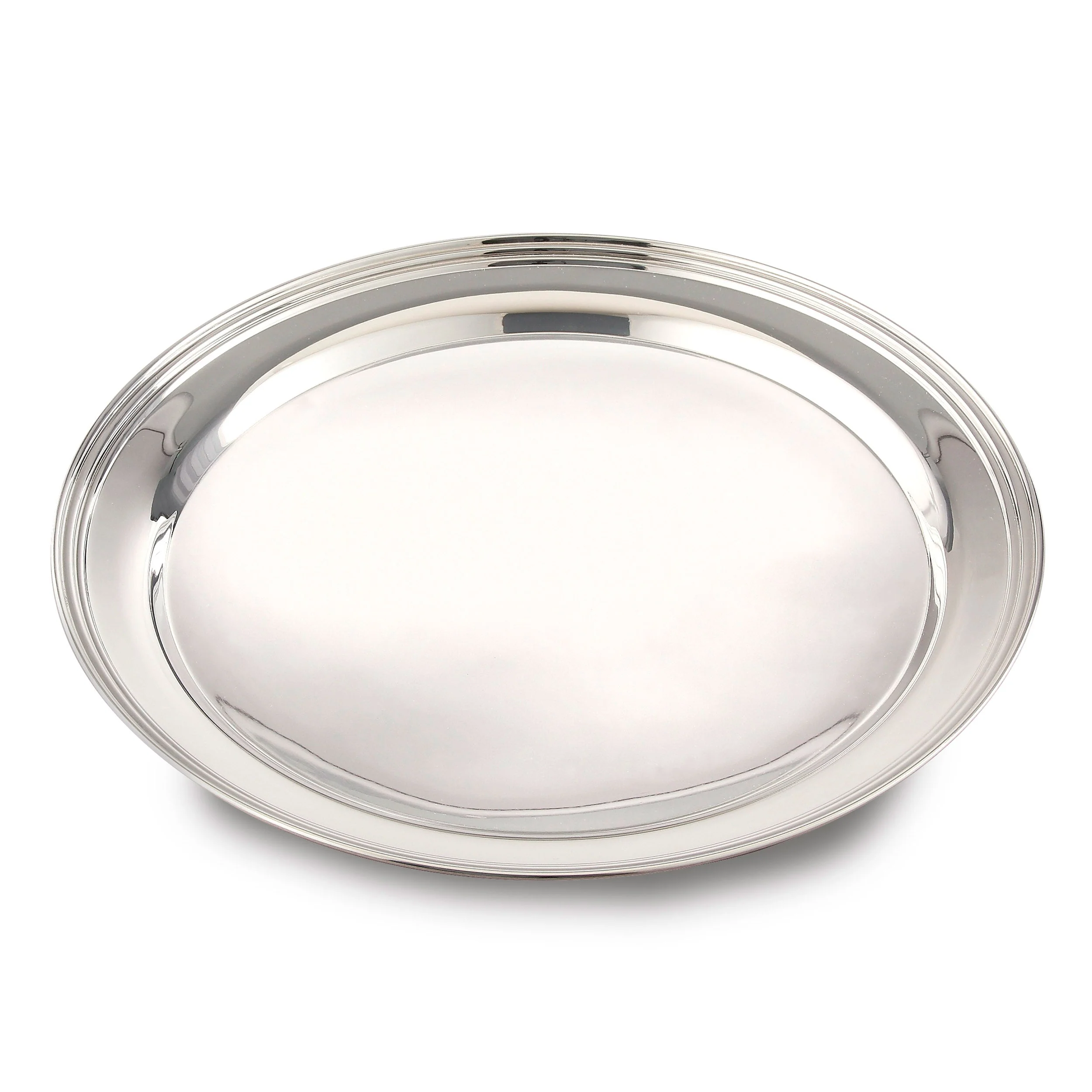 Round Tray, 14.5" Dia, SS