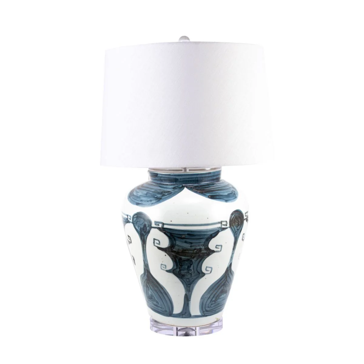 Legend of Asia Abstract Painting Jar Lamp