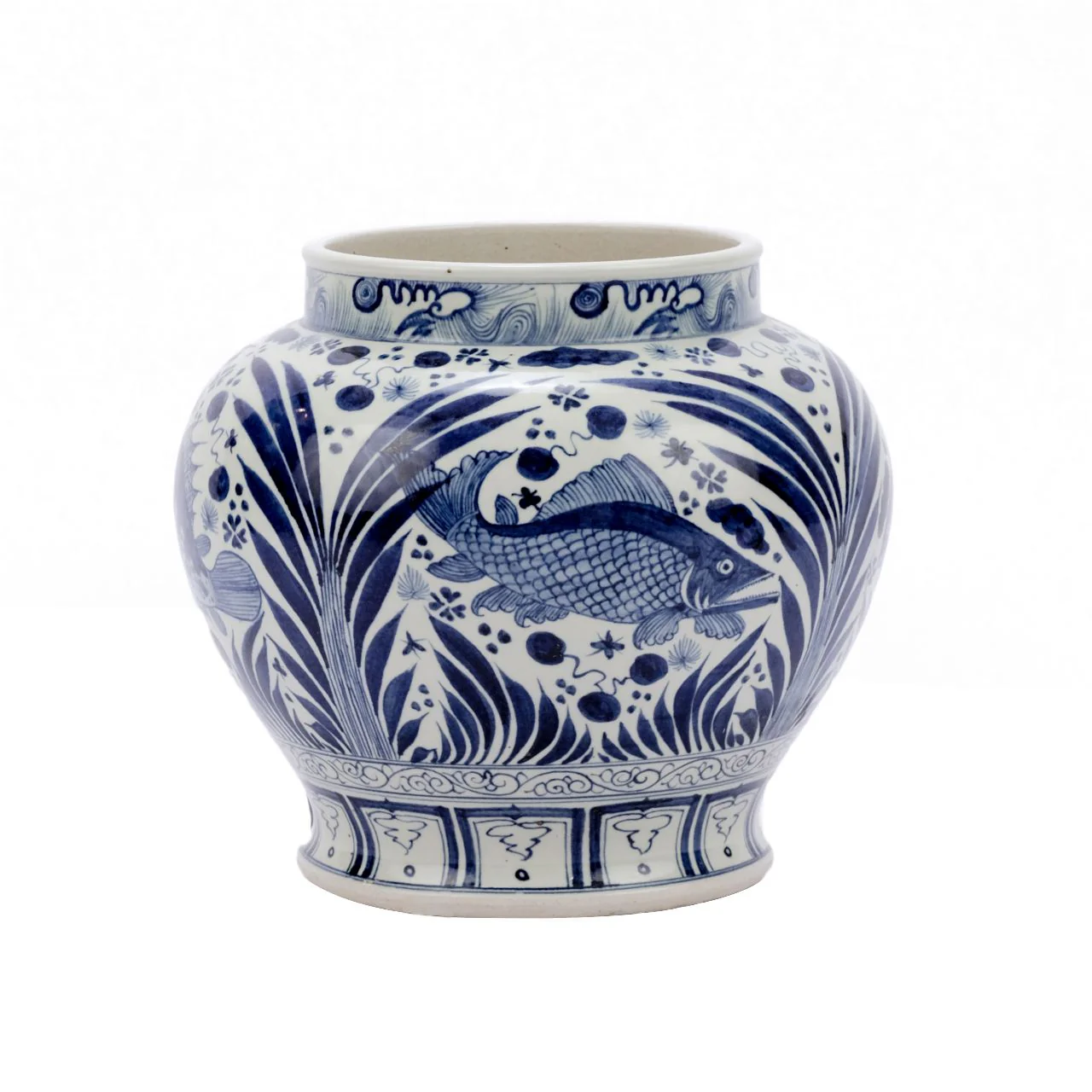 Legend of Asia B&W Open Top Fish Jar