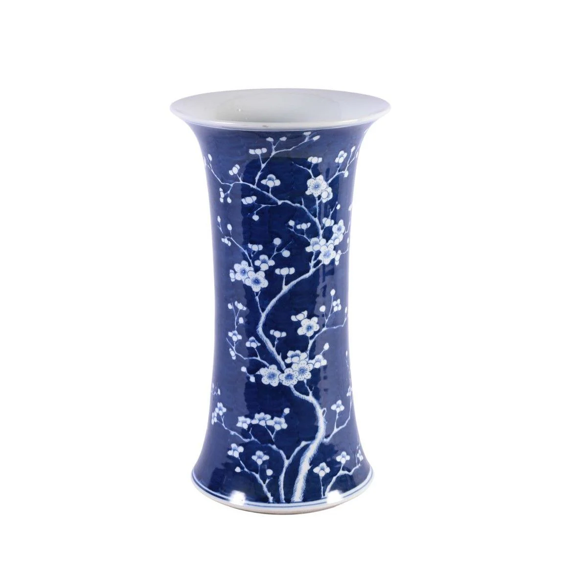 Legend of Asia B&W Plum Blossom Umbrella Stand Vase