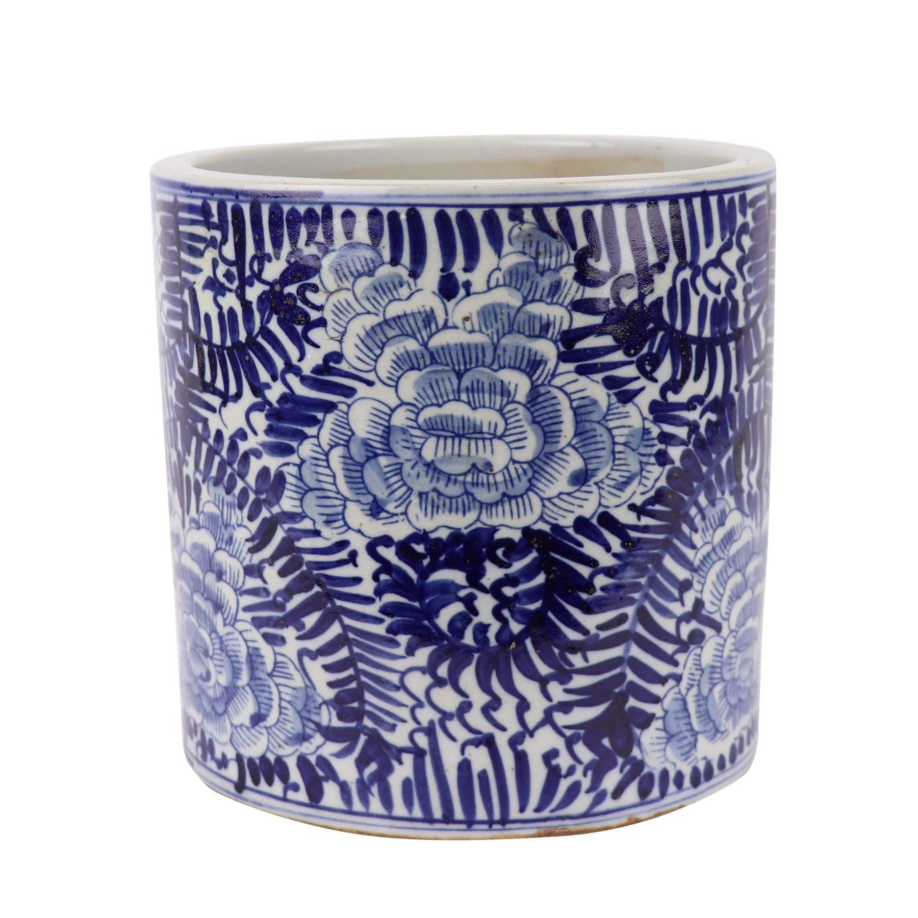 Legend of Asia Blue And White Orchid Pot Blooming Flower