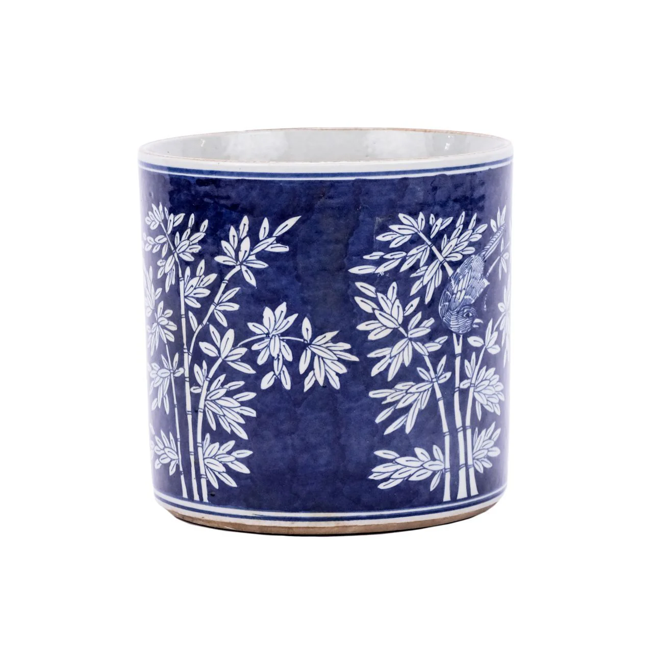 Legend of Asia Blue And White Porcelain Bamboo Orchid Pot - Image 2