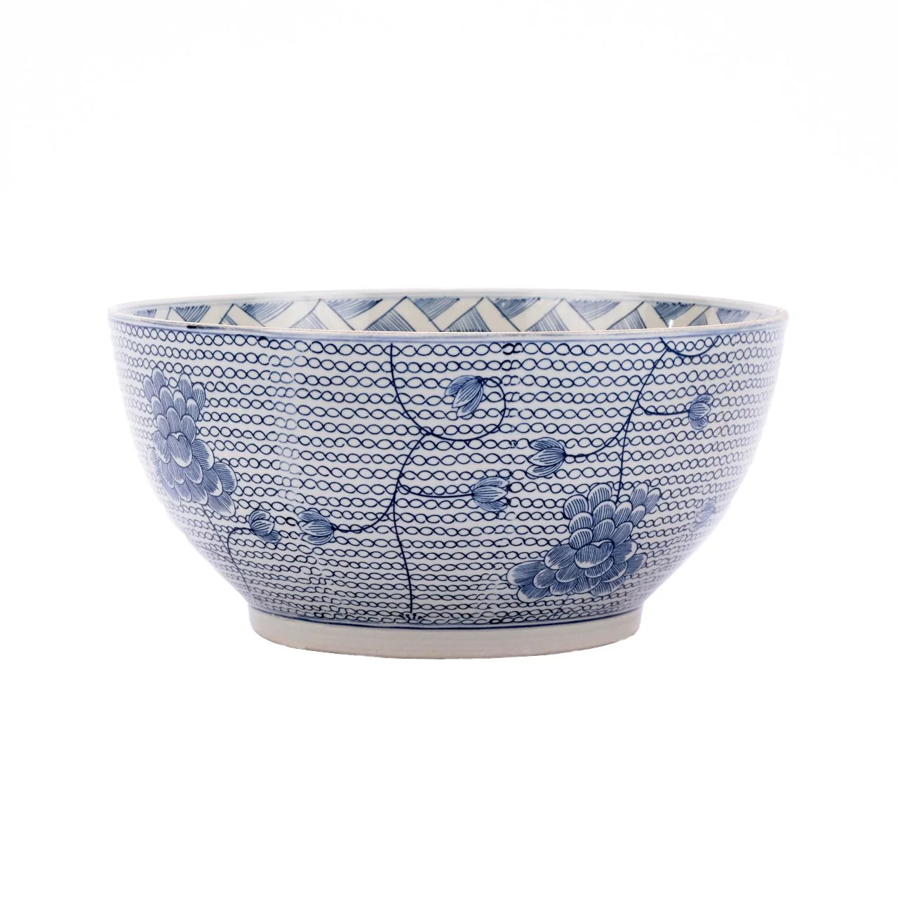 Legend of Asia Blue And White Porcelain Chain Bowl