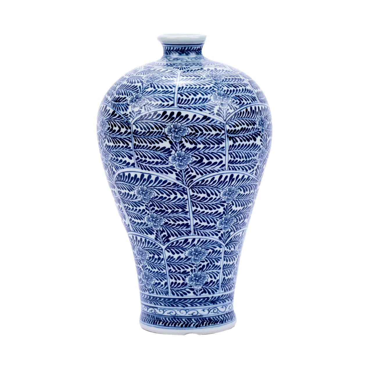 Legend of Asia Blue & White Blossom Plum Vase