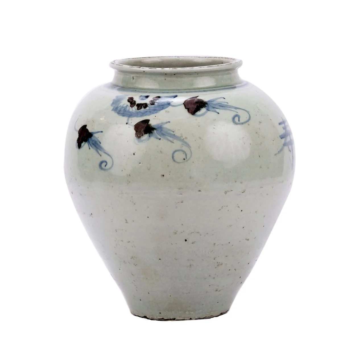 Legend of Asia Blue & White Silla Longevity Wide Top Jar