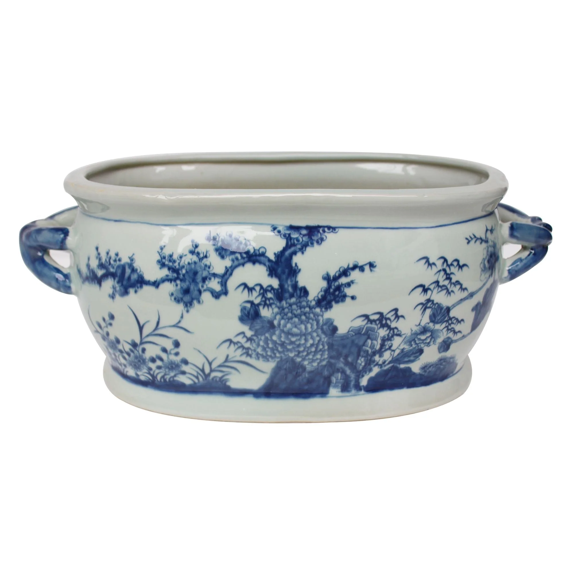 Legend of Asia BW Four Season Porcelain Foot Bath Planter