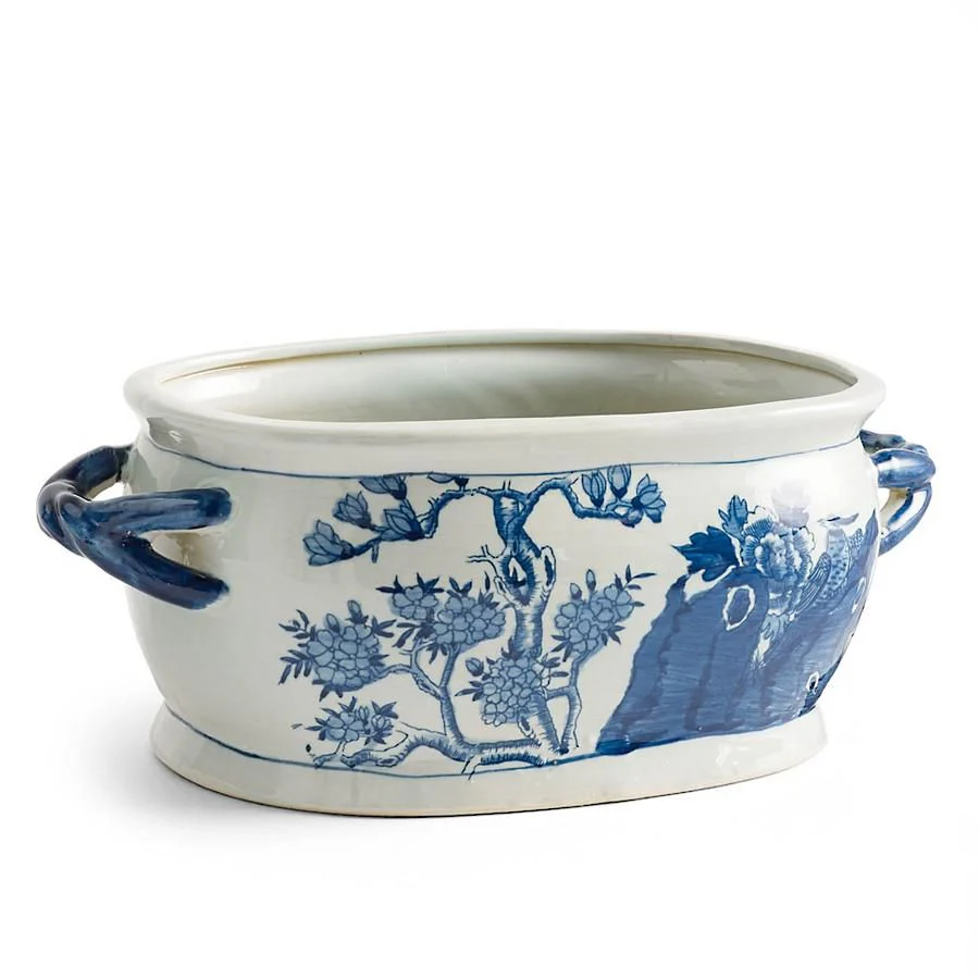 Legend of Asia BW Four Season Porcelain Foot Bath Planter - Image 4