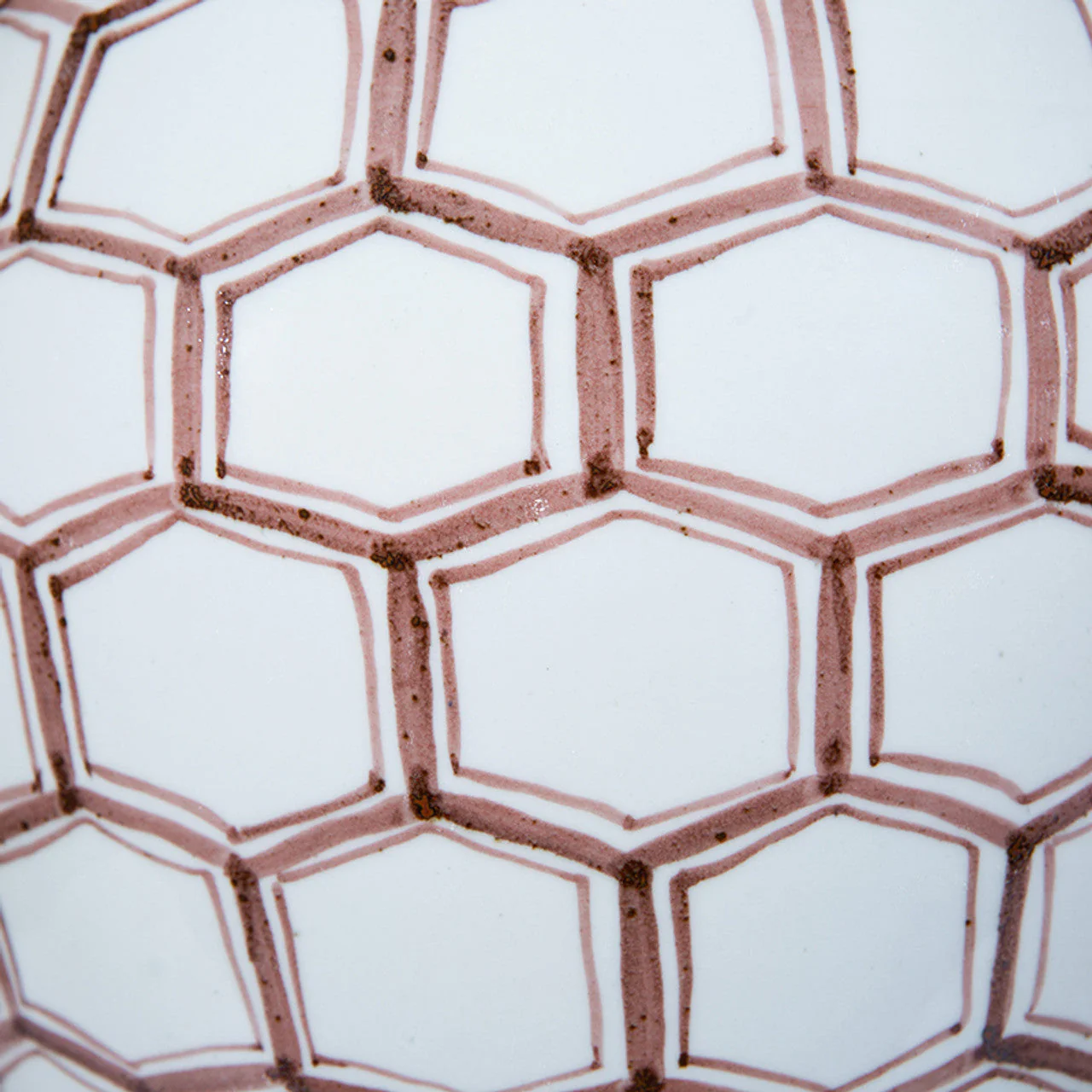 Legend of Asia Copper Red Honeycomb Temple Jar - Image 4
