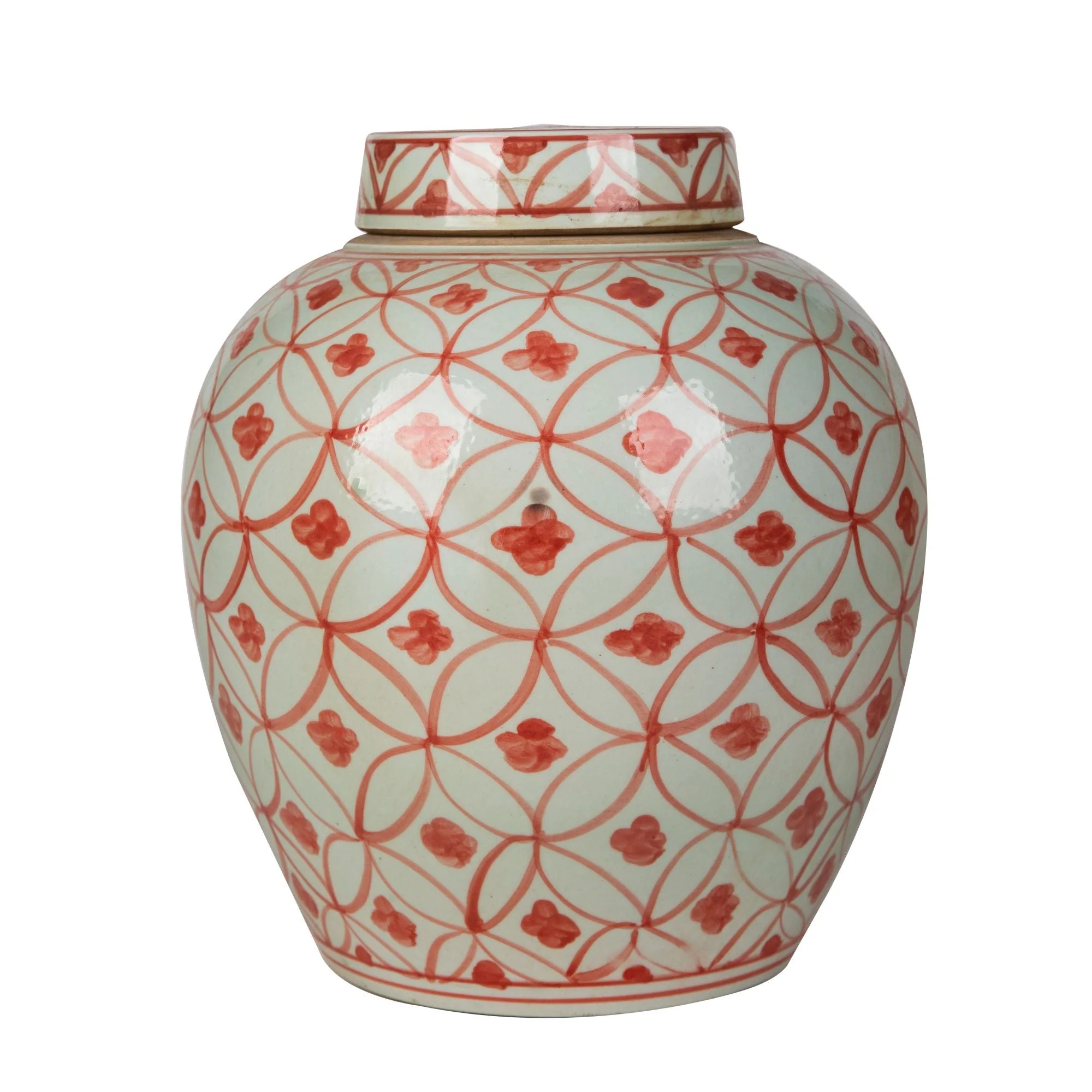 Legend of Asia Coral Red Ming Jar Coin Motif