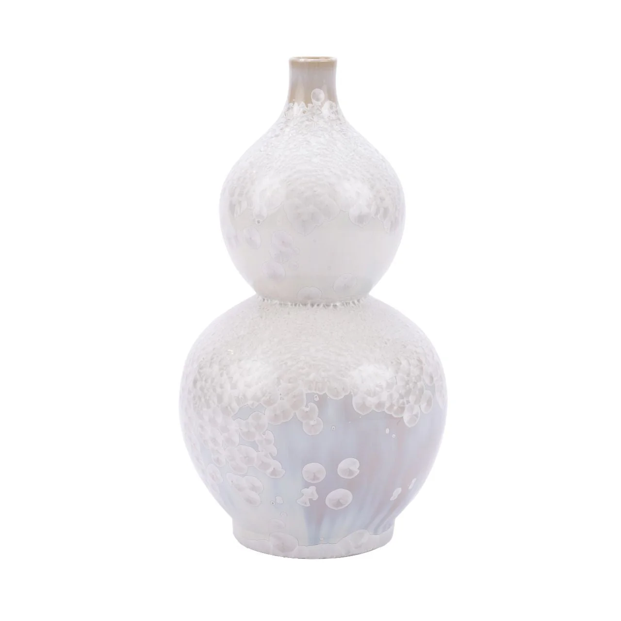 Legend of Asia Crystal Shell Gourd Vase