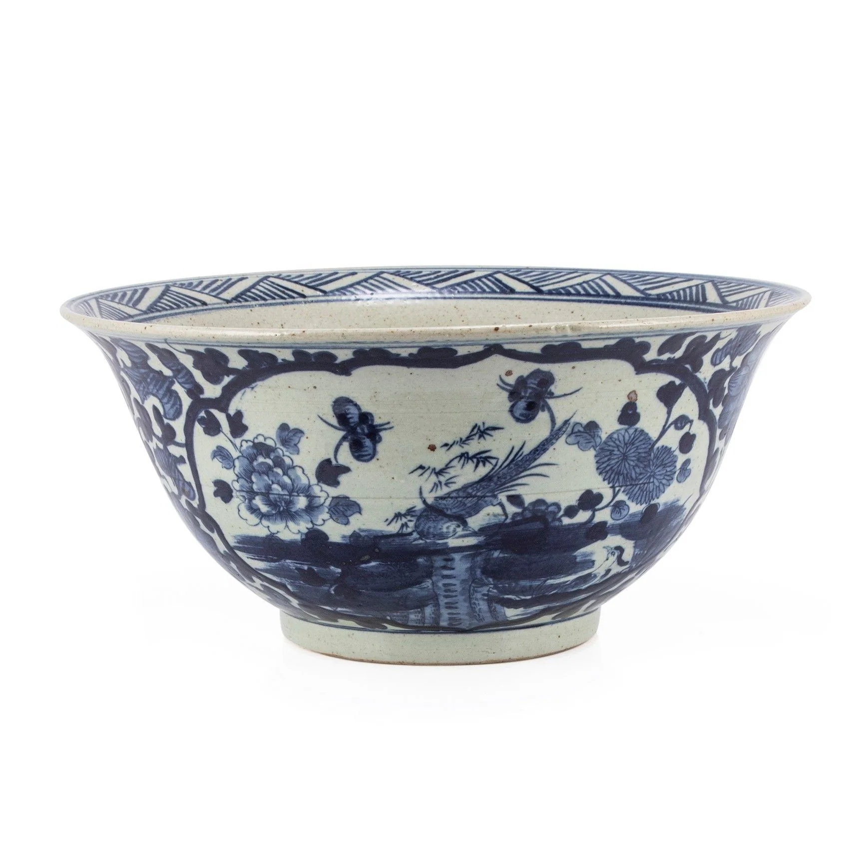 Legend of Asia Dynasty Bowl Bird Floral Medallion Motif