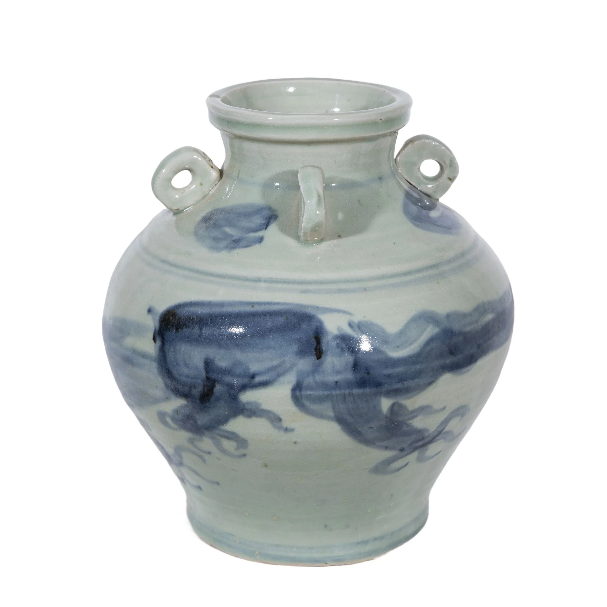 Legend of Asia Four Ring Small Dragon Jar - Image 2