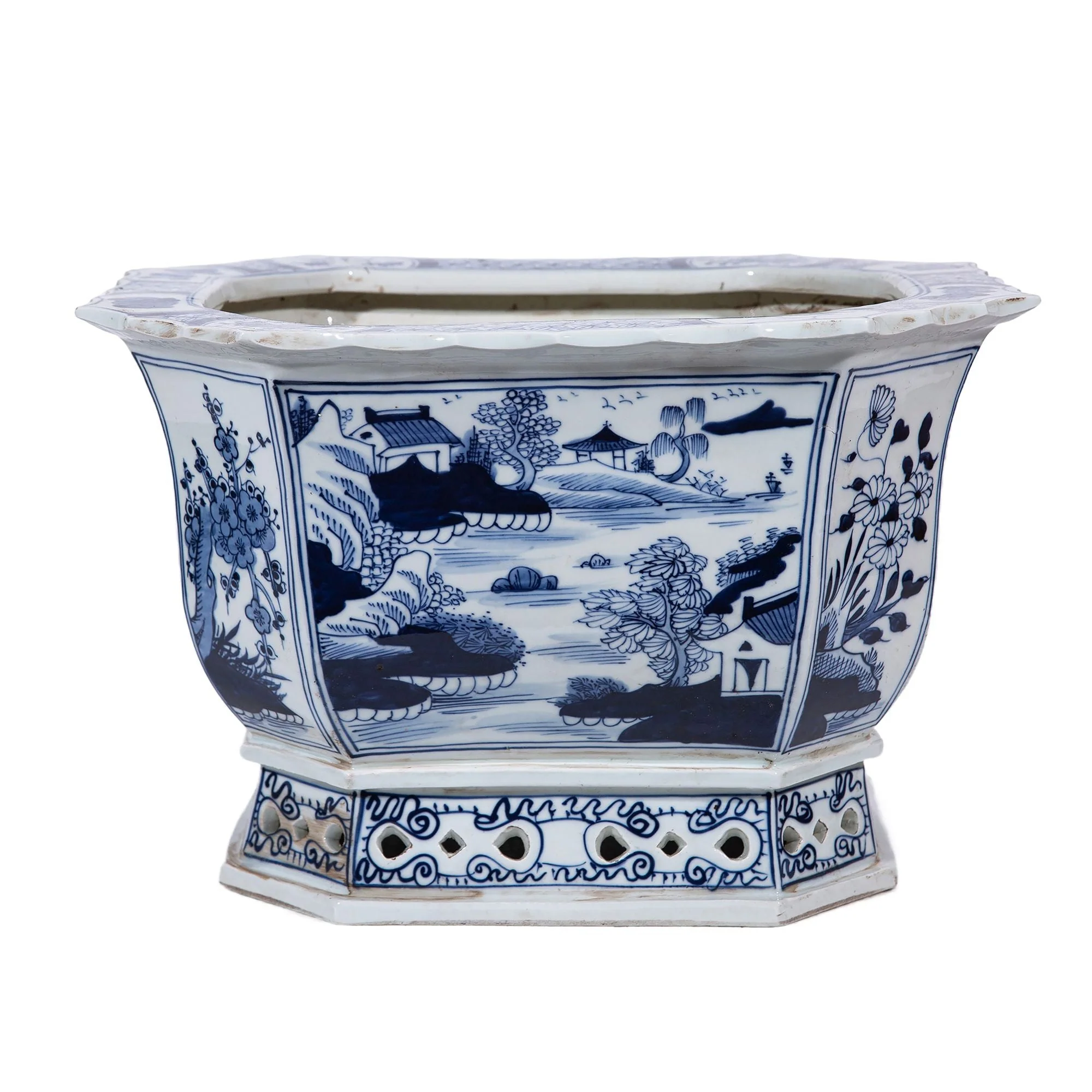 Legend of Asia Handmade Foot Bath Planter River Farewell